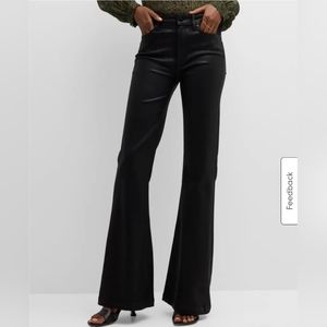 PAIGEGenevieve Flare Coated Jeans